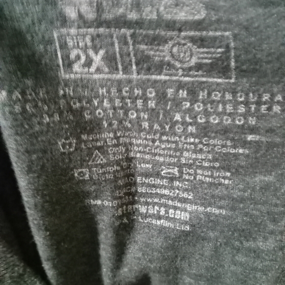 Star wars men's short sleeve black tshirt. Size 2XL - Picture 4 of 5